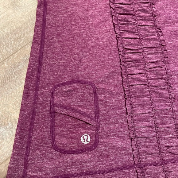Lululemon Athletica run free tank Heathered plum size 4 - Picture 7 of 8